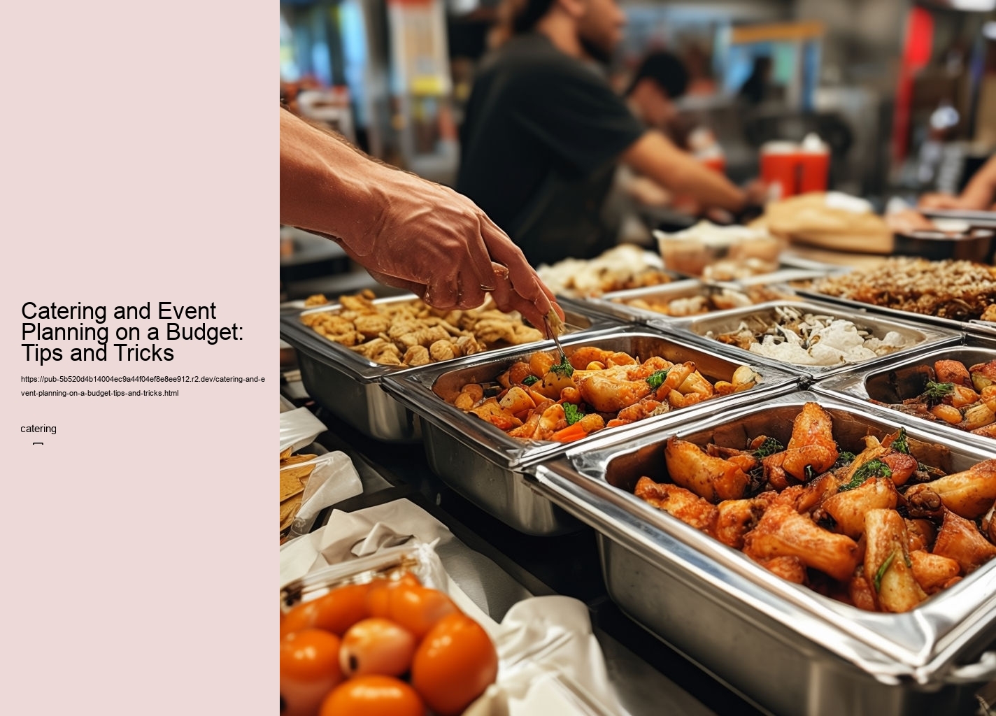 Catering and Event Planning on a Budget: Tips and Tricks